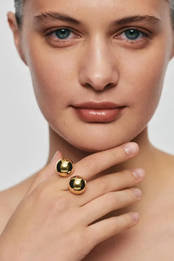 Rings Bold Duo Ring, yellow gold available online with expert craftsmanship