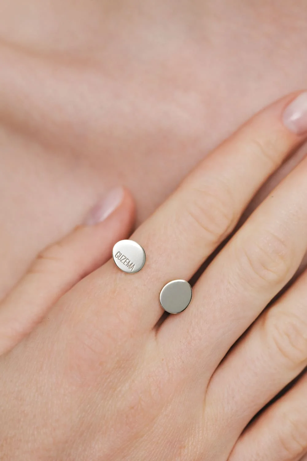 Rings Duo Flat Ring, white gold available online with expert craftsmanship