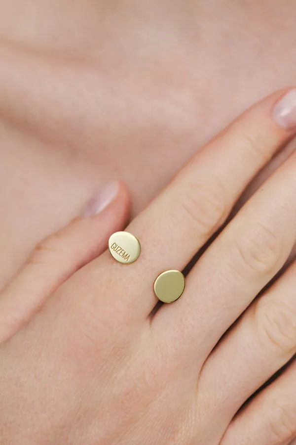 Rings Duo Flat Ring, yellow gold available online with expert craftsmanship