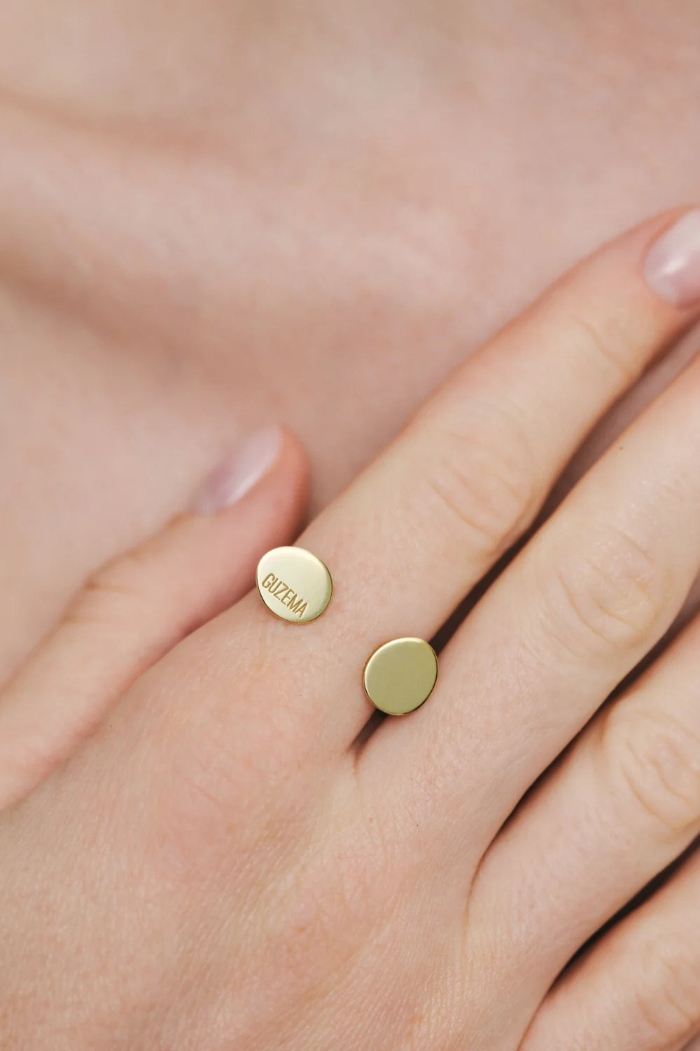 Rings Duo Flat Ring, yellow gold available online with expert craftsmanship