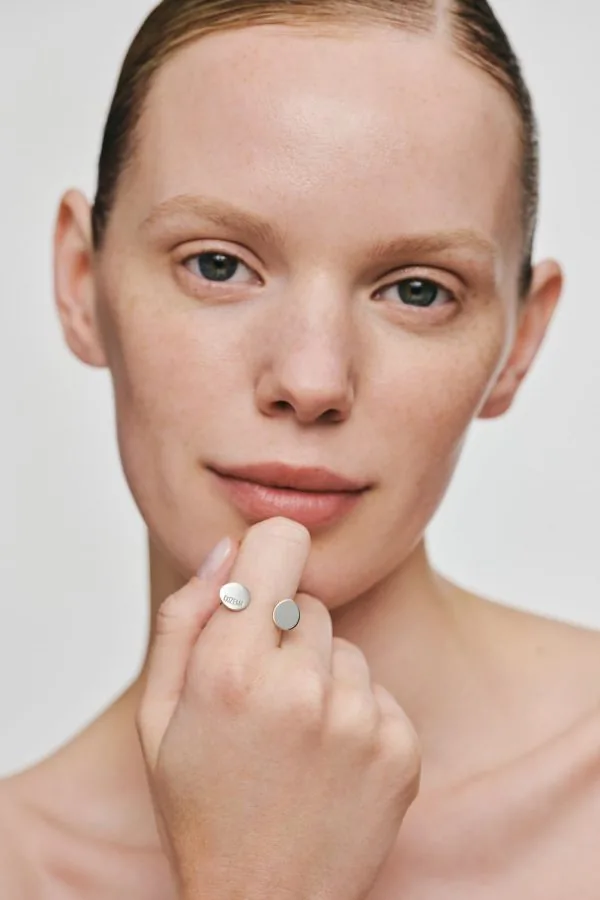 Rings Duo Flat Ring, white gold available online with expert craftsmanship