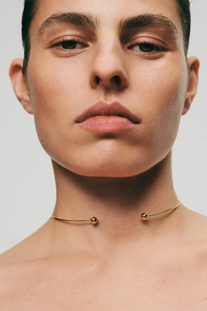 Chokers Orbs choker, yellow gold available online with unique design