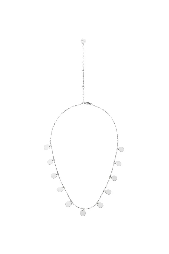 Custom Necklaces Multi Flats Necklace, white gold for a luxurious style