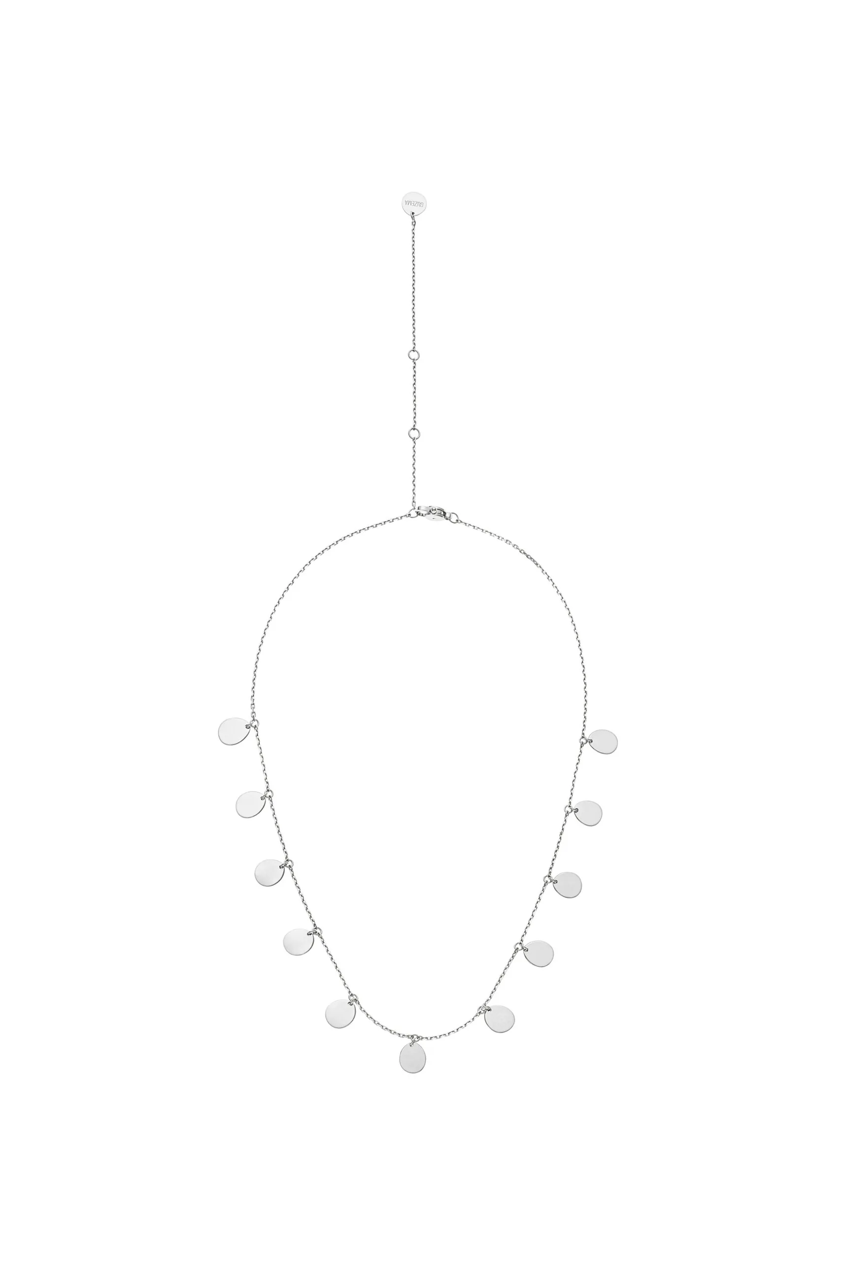 Custom Necklaces Multi Flats Necklace, white gold for a luxurious style