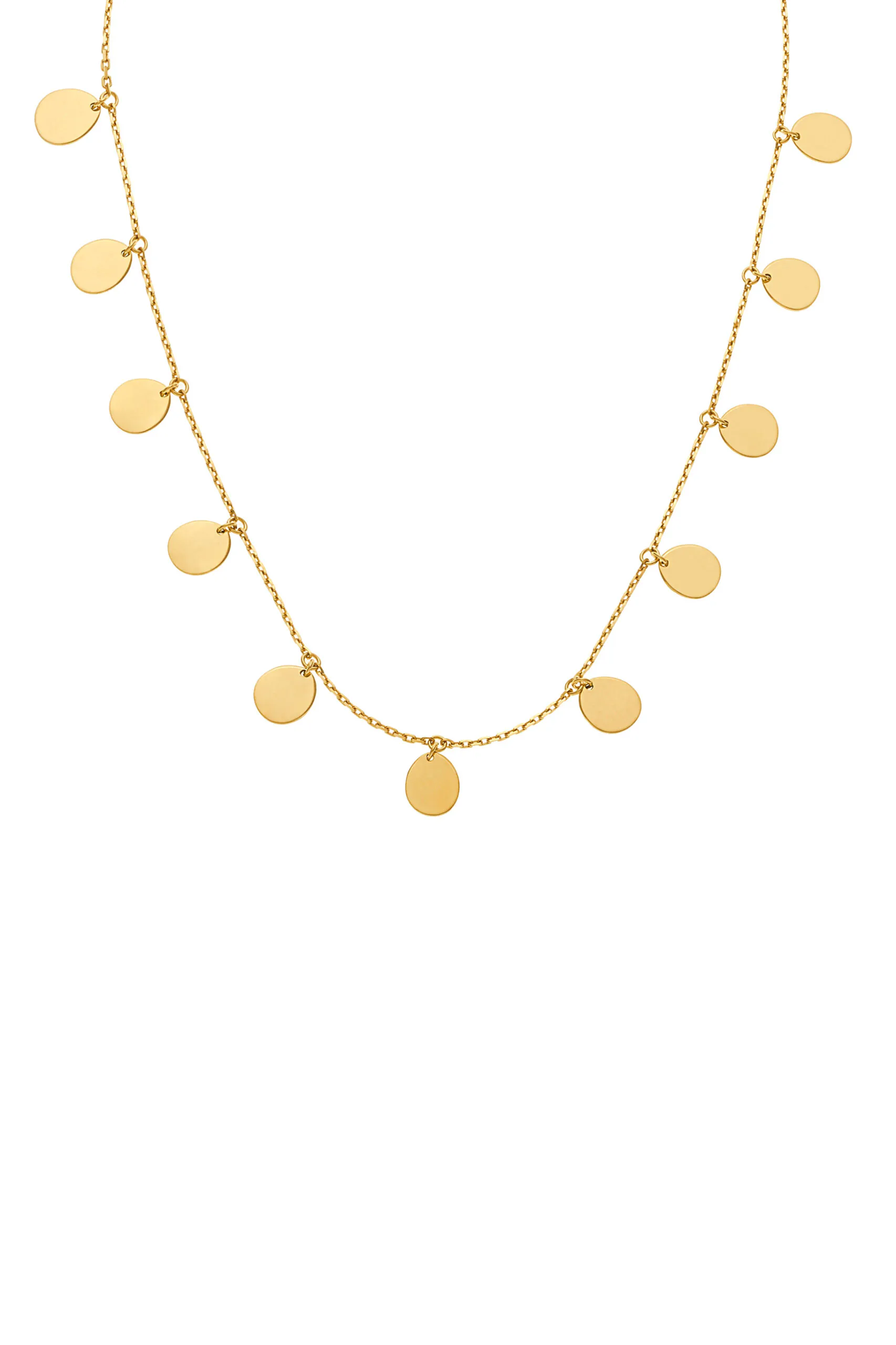 Necklaces Multi Flats Necklace, yellow gold with fast delivery from Guzema