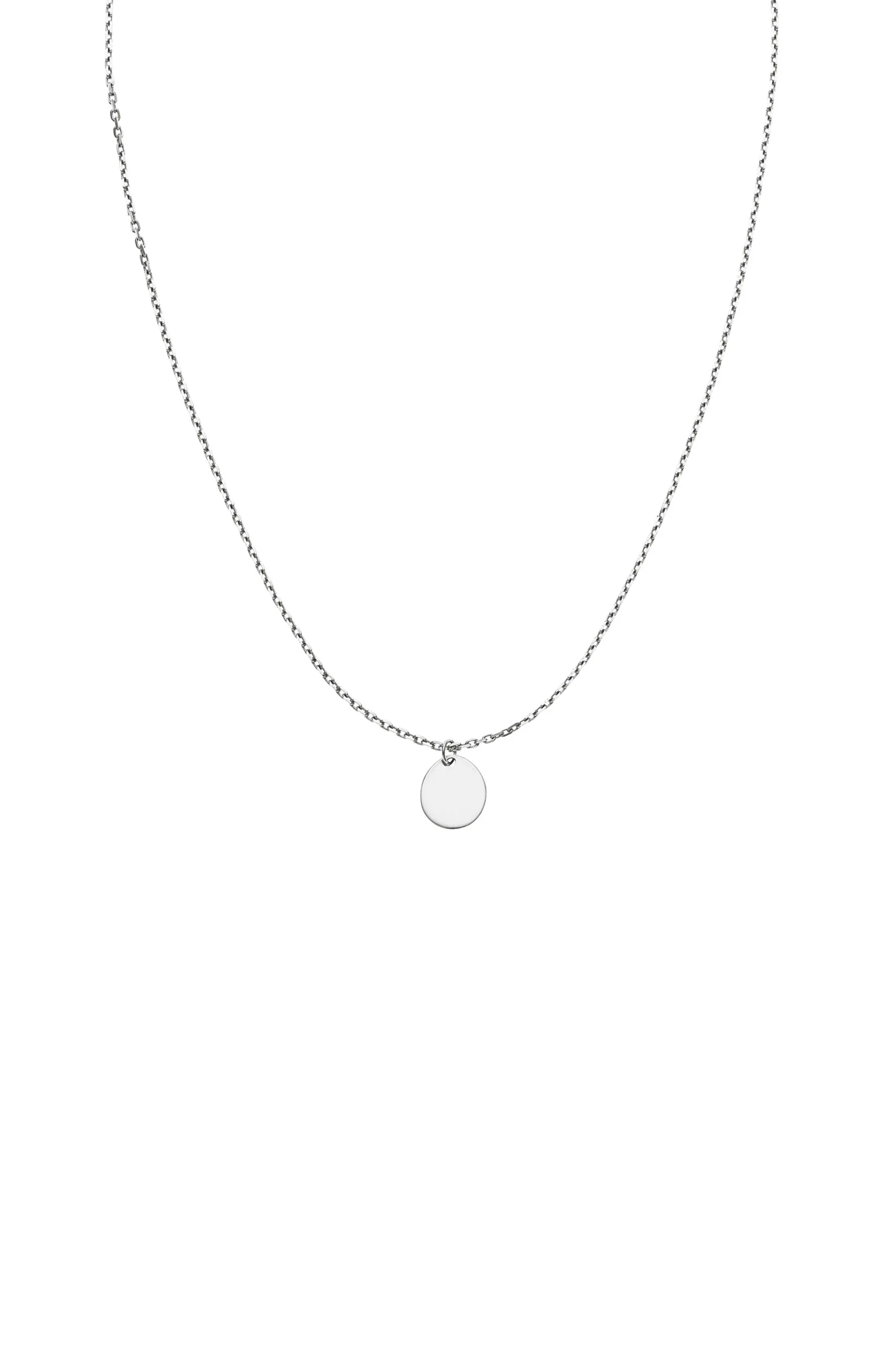 Exclusive Necklaces Mono Flat Necklace, white gold from Guzema