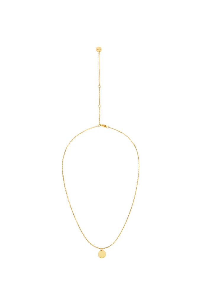 Necklaces Mono Flat Necklace, yellow gold with fast delivery from Guzema