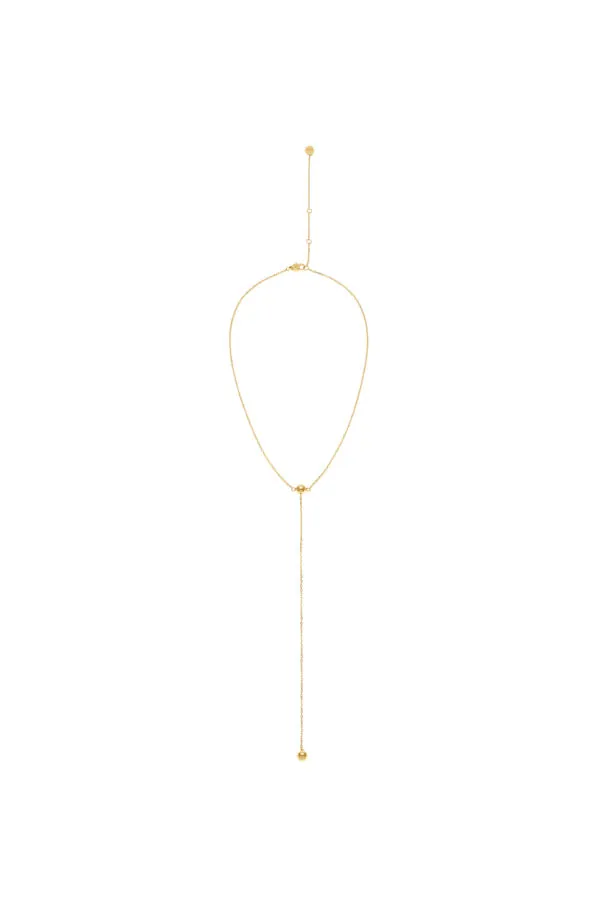 Custom Necklaces Duo Transformer Necklace, yellow gold for a luxurious style