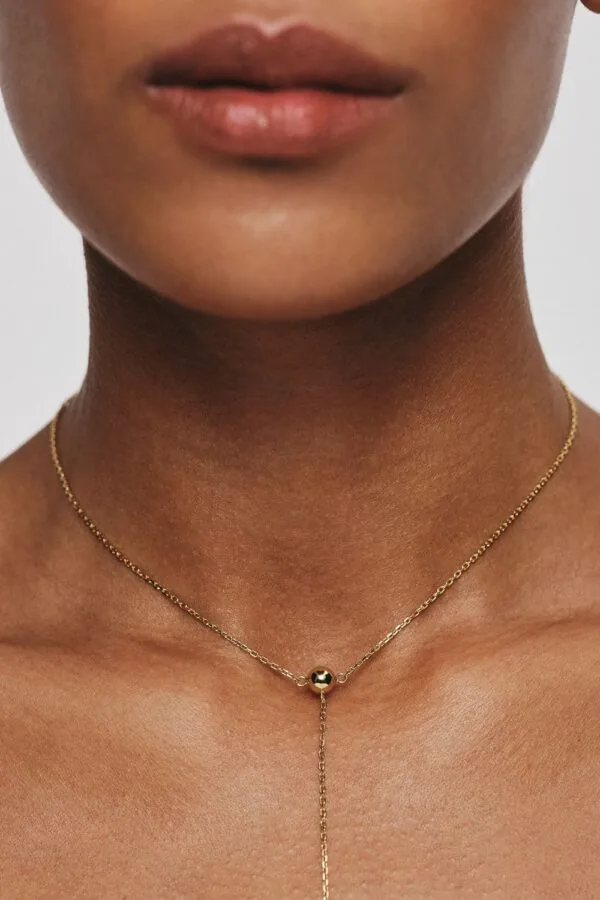 Necklaces Duo Transformer Necklace, yellow gold with fast delivery from Guzema