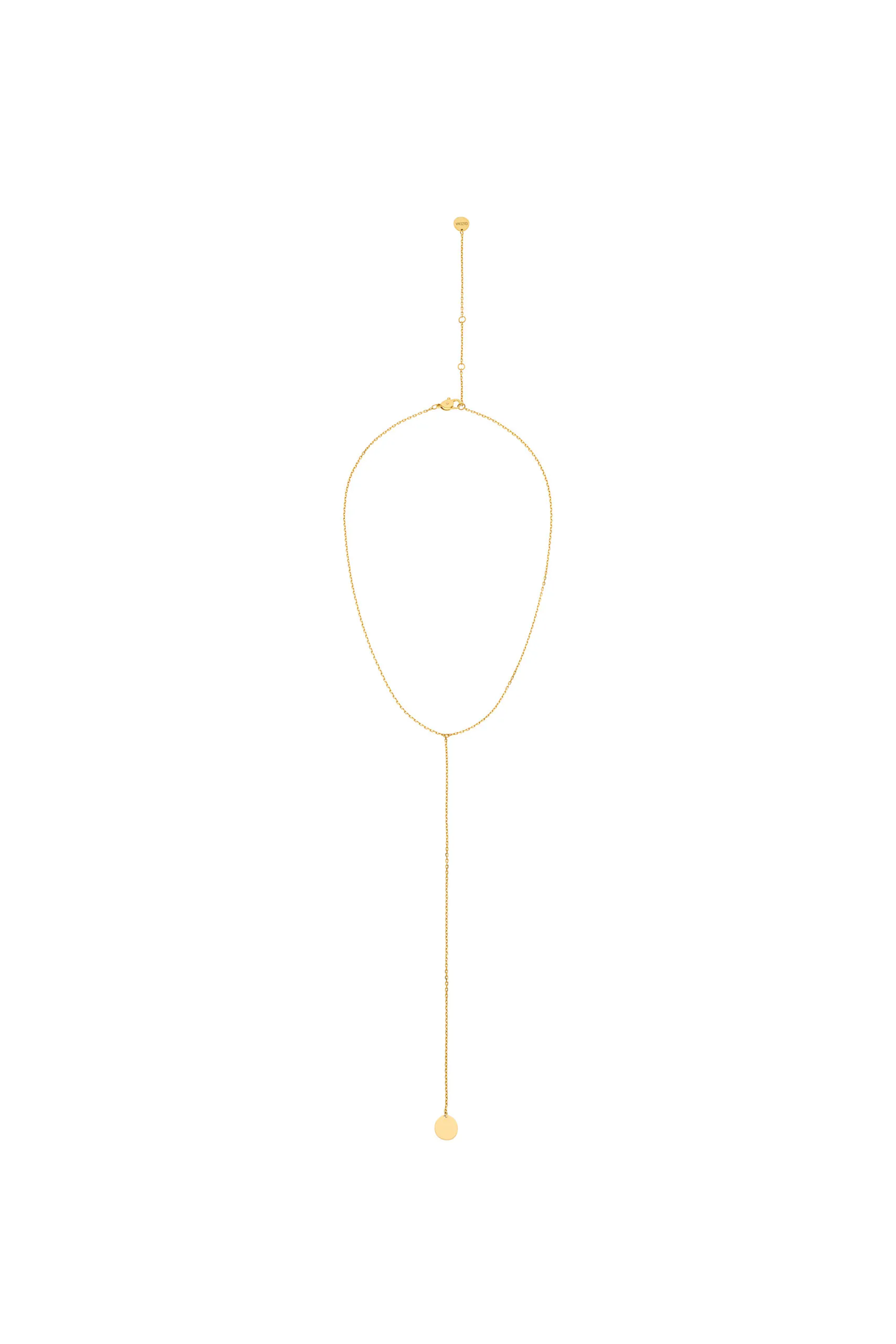 Necklaces Mono Flat Necklace, yellow gold with fast delivery from Guzema