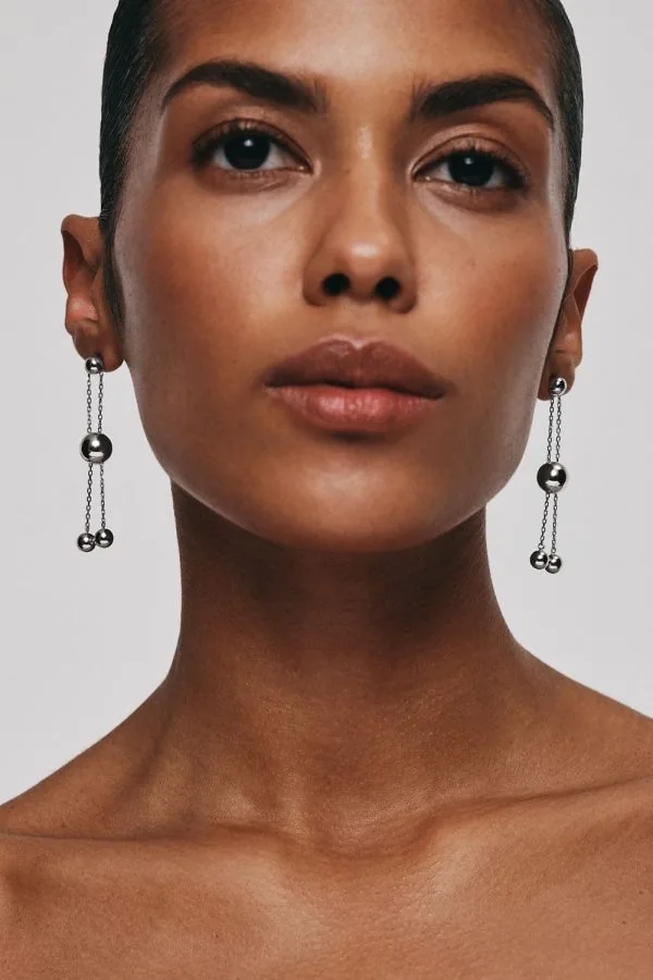 Earrings Multi Orbs Earrings, white gold for a unique and sophisticated look