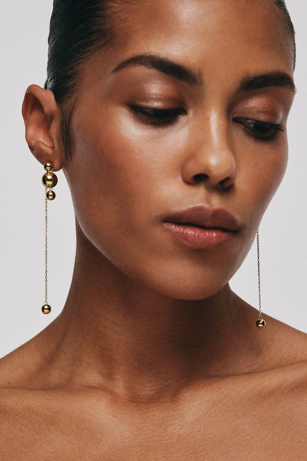 Earrings Multi Orbs Earrings, yellow gold for stylish and elegant looks