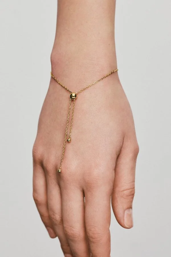Bracelets Orbs Transformer Bracelet, yellow gold with modern elegance