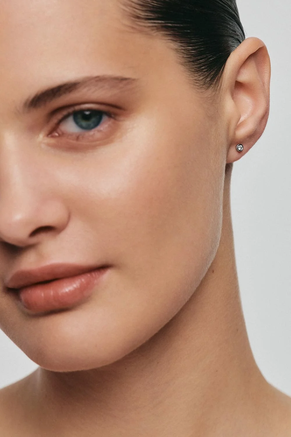 Earrings Mini Diamond Earrings, white gold for stylish and elegant looks