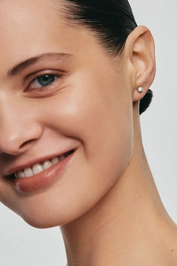 Earrings Diamond Earrings, white gold for stylish and elegant looks