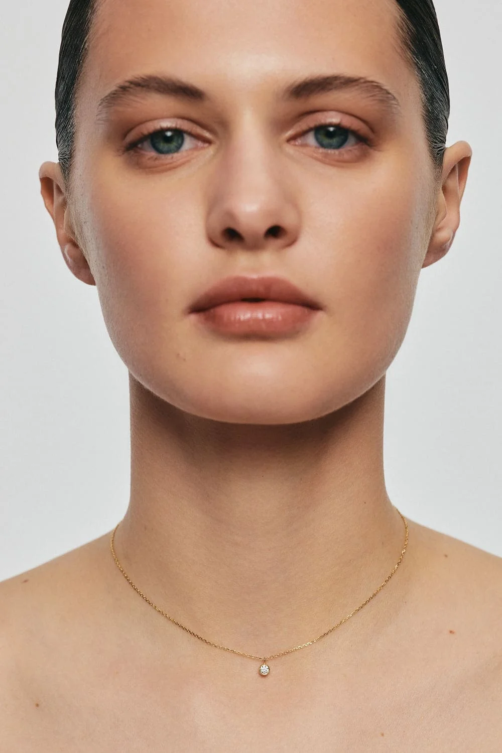 Custom Necklaces Diamond Drop Necklace, yellow gold for a luxurious style