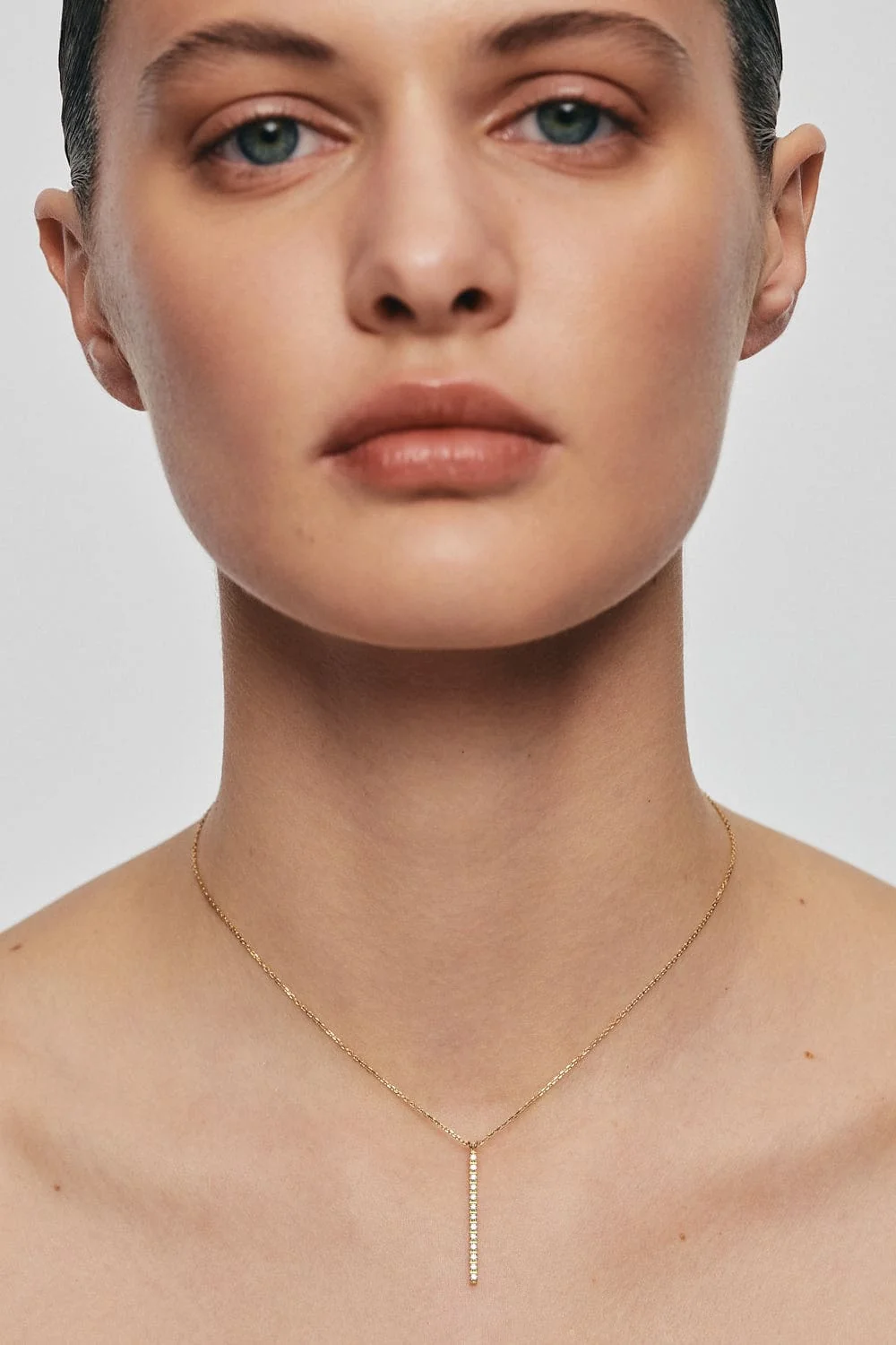 Necklaces Multi Diamonds Necklace, yellow  gold with fast delivery from Guzema