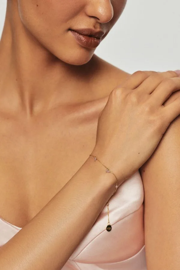Bracelets Gem Bracelet, yellow gold for everyday elegance