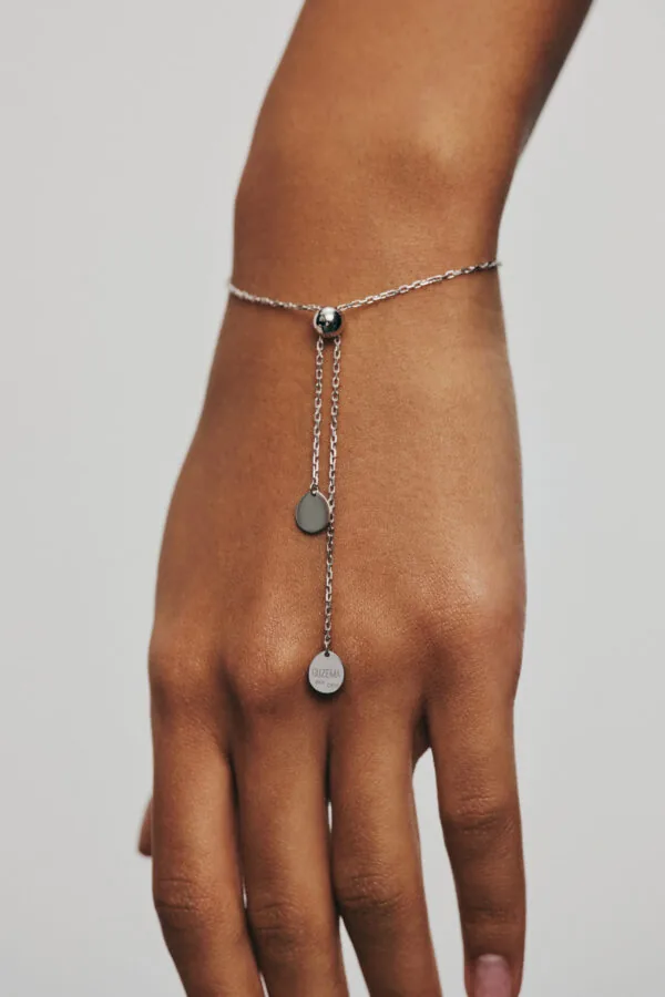 Bracelets Flat Transformer Bracelet, white gold with modern elegance
