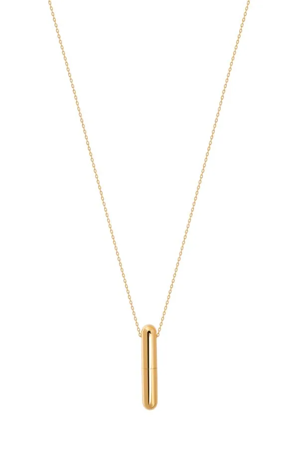 Exclusive Necklaces Mini Capsule Necklace, yellow gold from Guzema