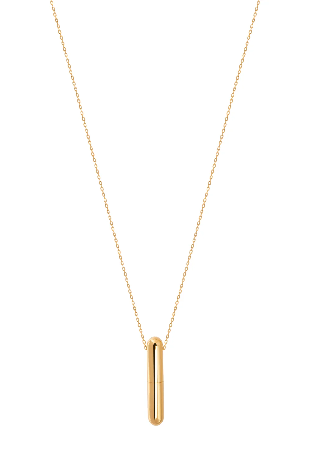 Exclusive Necklaces Mini Capsule Necklace, yellow gold from Guzema