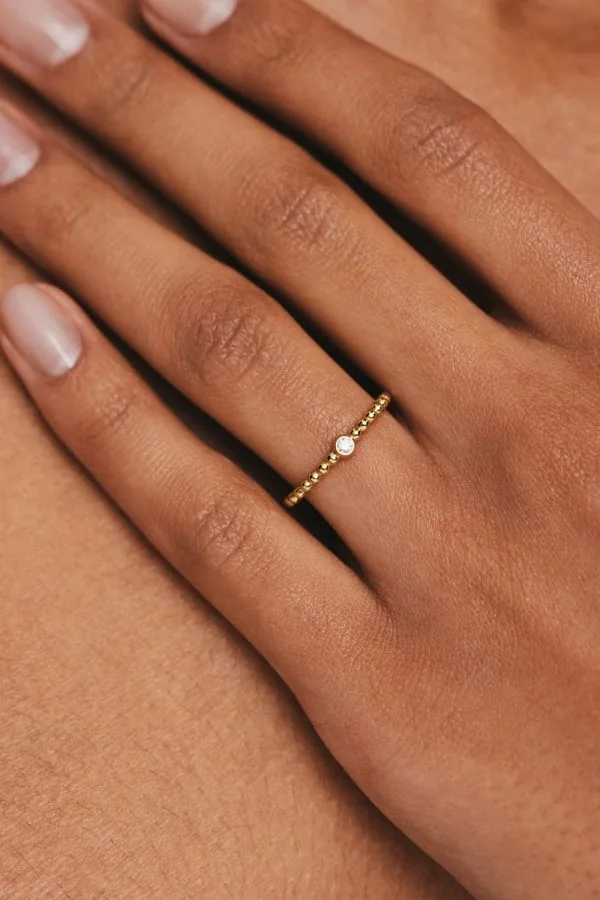 Rings Diamond Spotlight Ring, yellow gold available online with expert craftsmanship