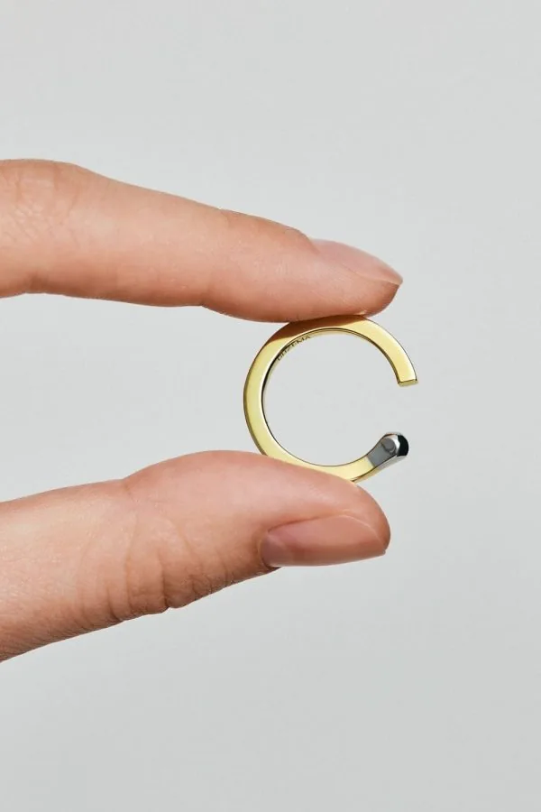 Rings Match Ring, yellow gold with modern design available now