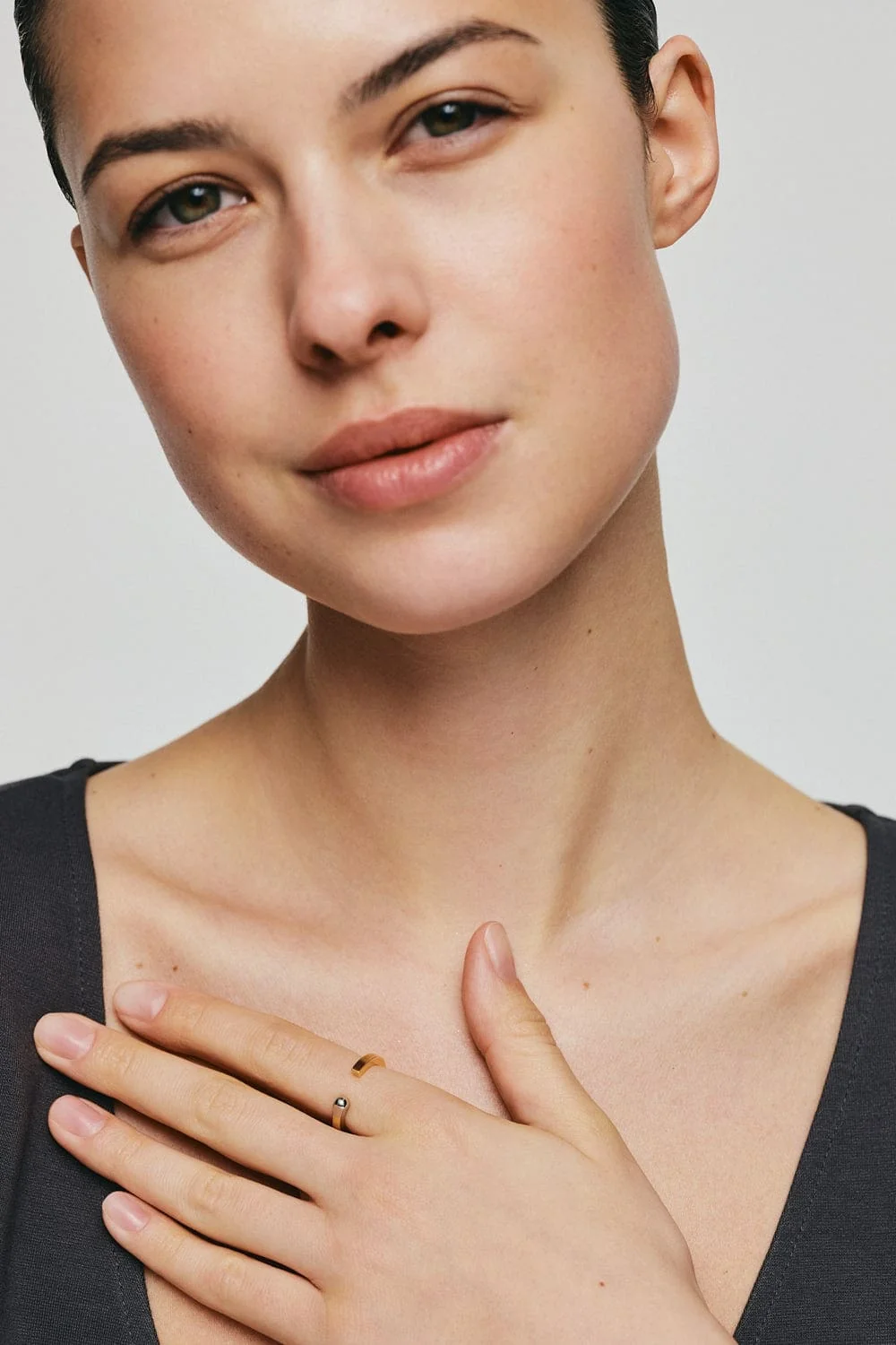 Rings Match Ring, yellow gold with luxury craftsmanship from Guzema