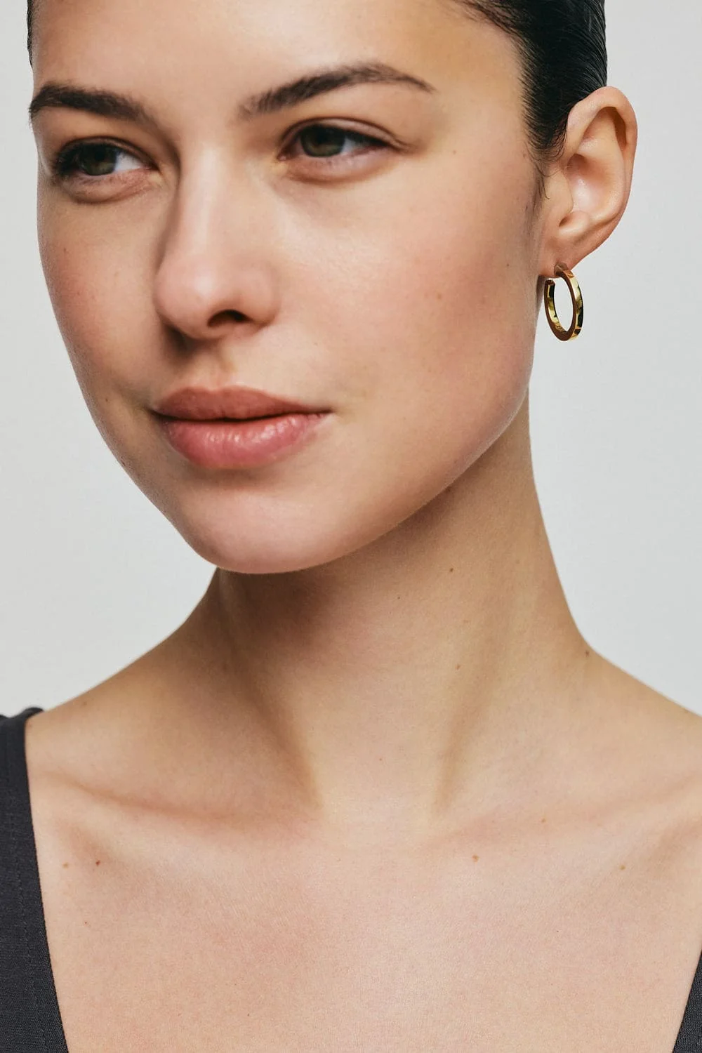 Earrings Round Match Earrings, yellow gold for stylish and elegant looks