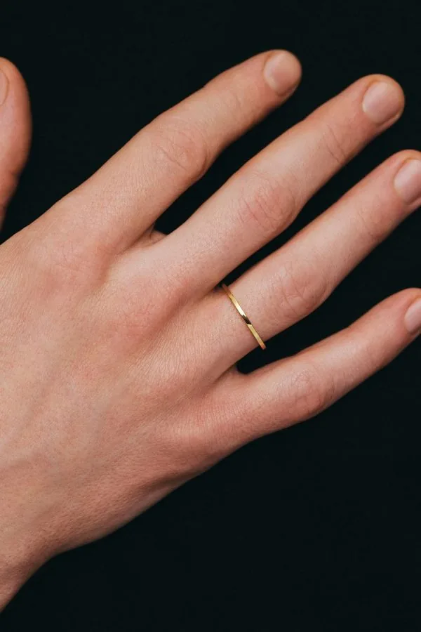 Rings True Wedding Ring, yellow gold with luxury craftsmanship from Guzema