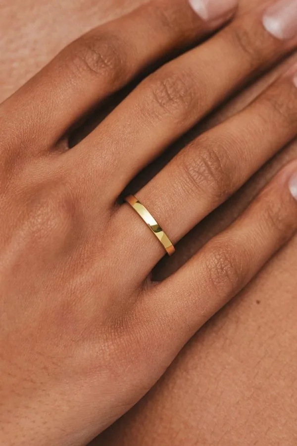 Rings True Wedding Ring, yellow  gold with luxury craftsmanship from Guzema