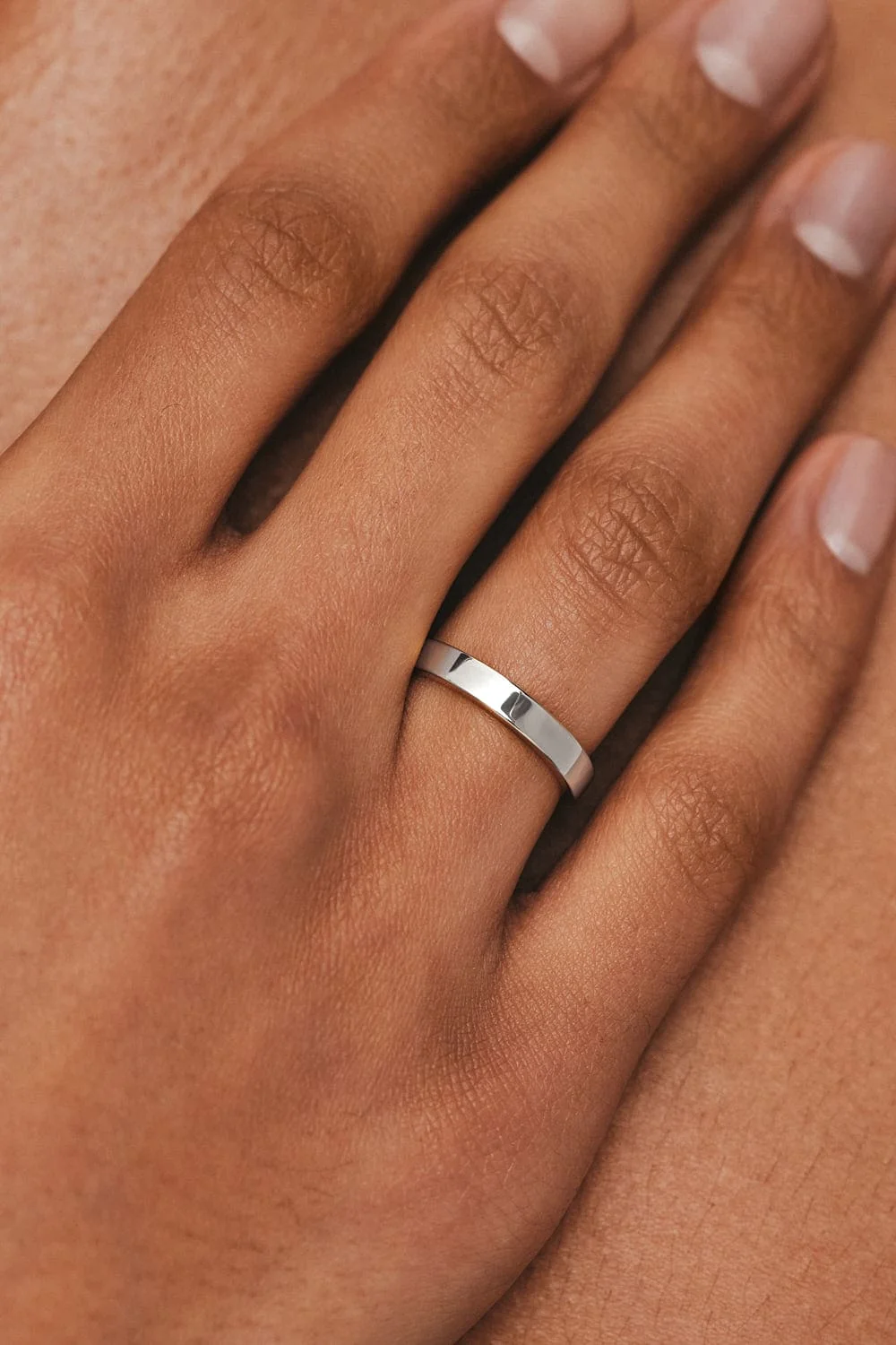 Rings True Wedding Ring, white gold with luxury craftsmanship from Guzema