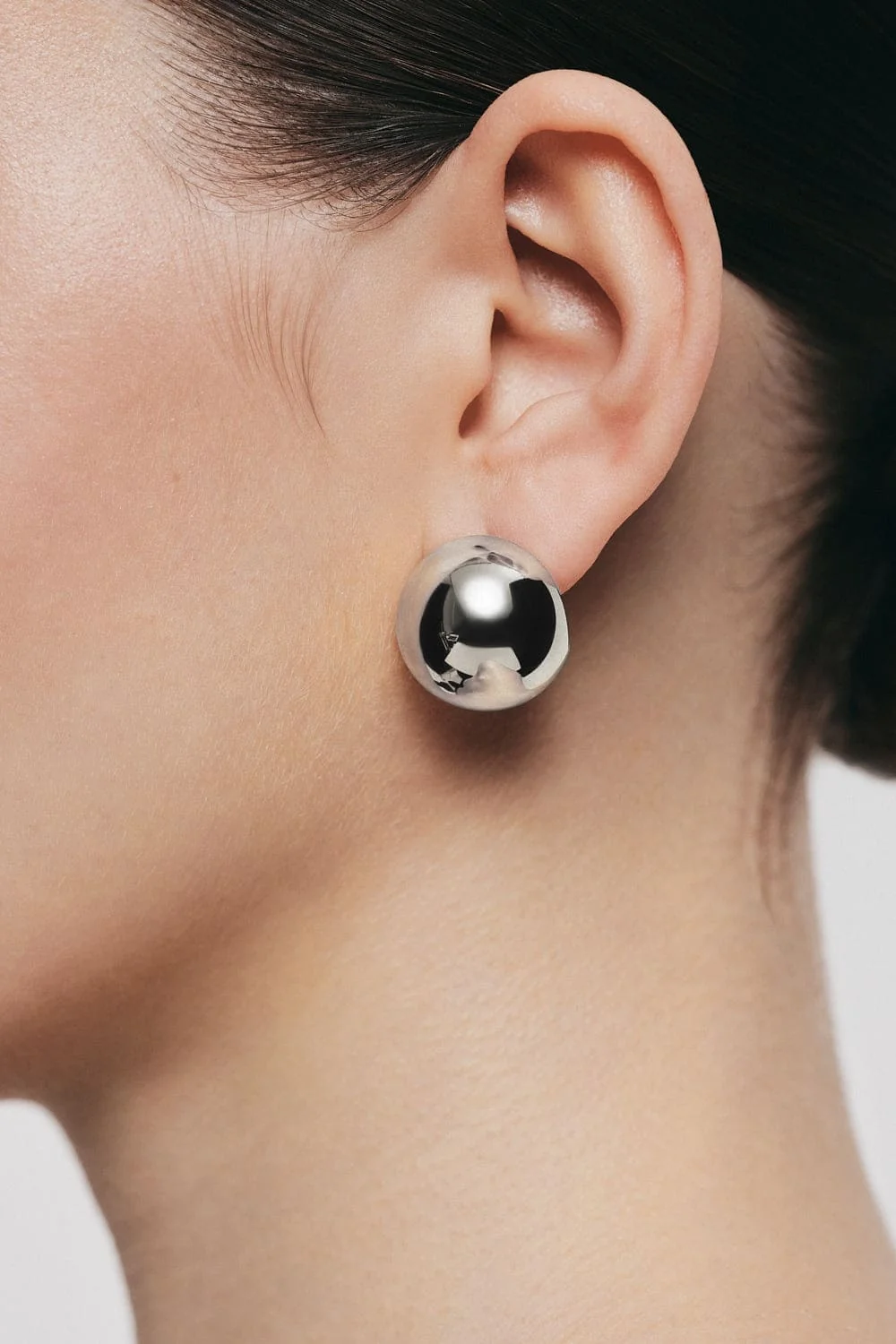 Earrings Bold Orbs Earrings, white gold for stylish and elegant looks