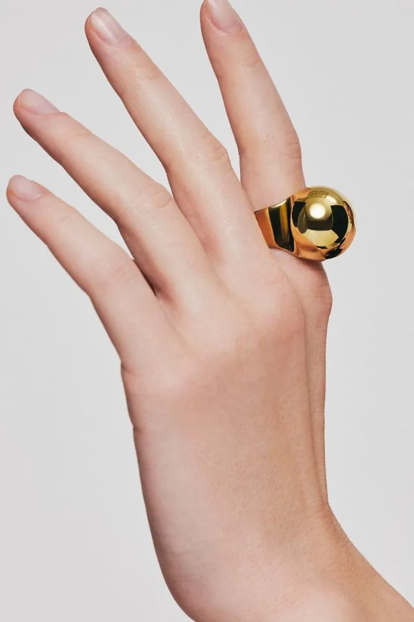 Rings Sphere Ring, yellow gold available online with expert craftsmanship