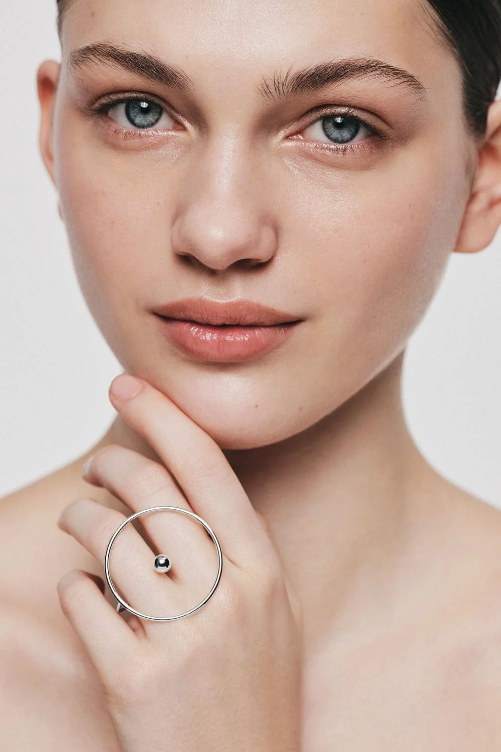 Rings Planet Ring, white gold with luxury craftsmanship from Guzema