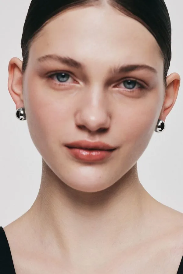 Earrings Mini Orbs Earrings, white gold for stylish and elegant looks