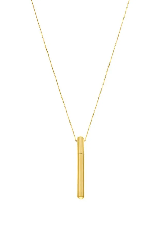 Exclusive Necklaces Mid Capsule Necklace, yellow gold from Guzema