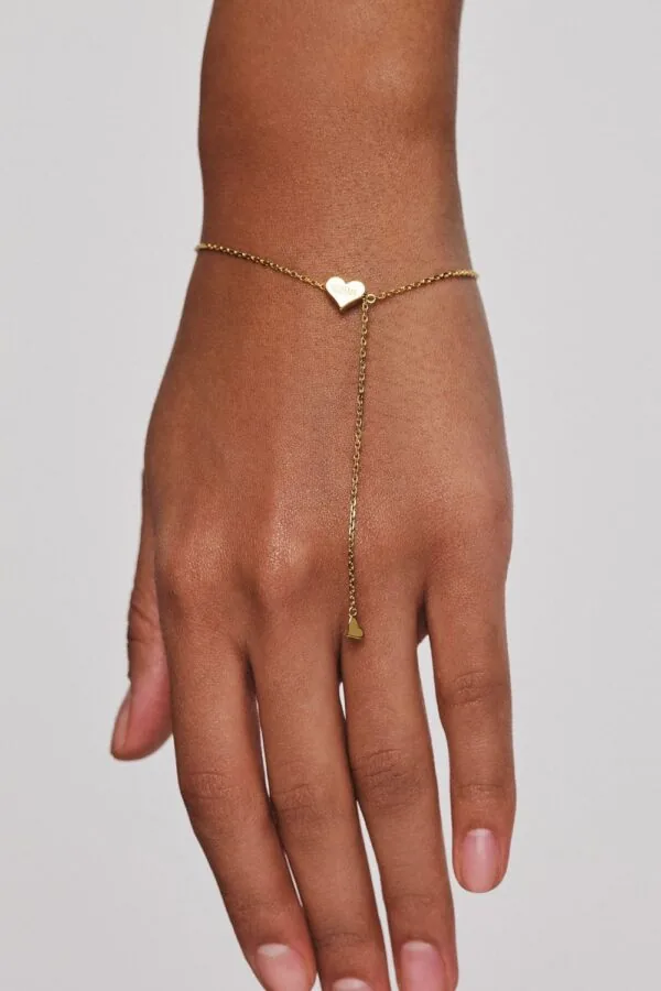 Bracelets Heart Transformer Bracelet, yellow gold for everyday elegance