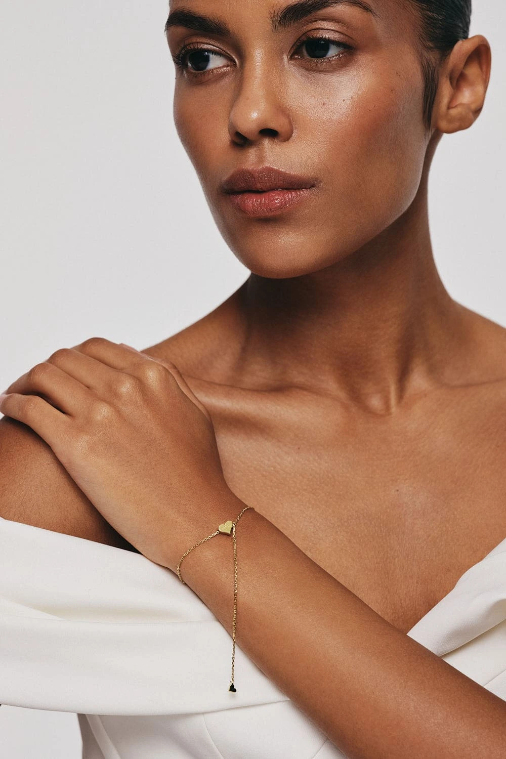 Bracelets Heart Transformer Bracelet, yellow gold for everyday elegance