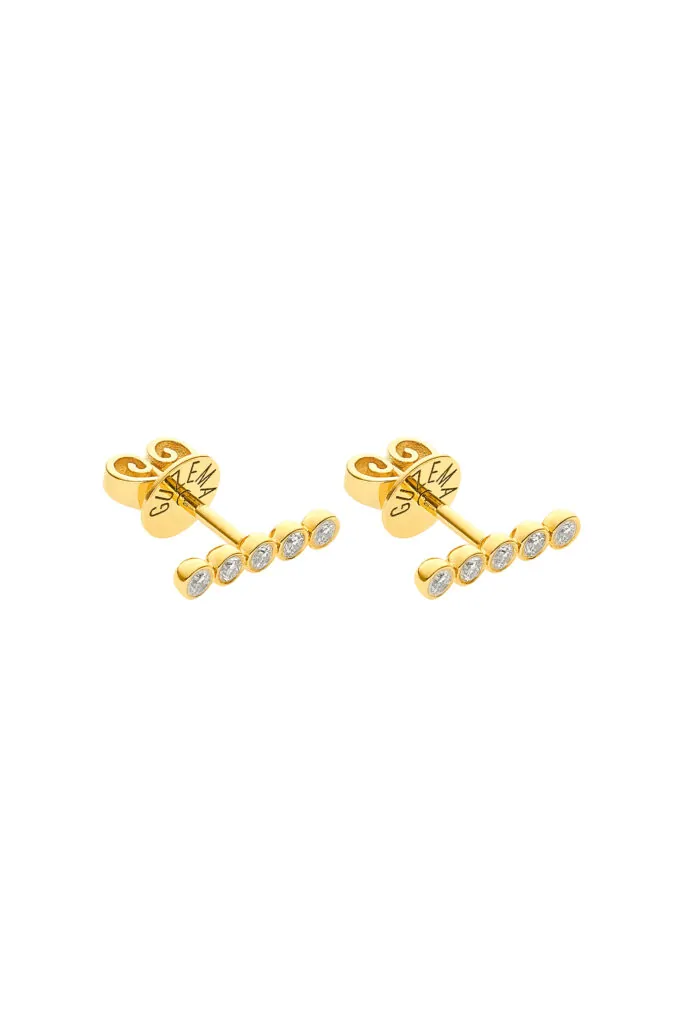 Diamond Line Earrings