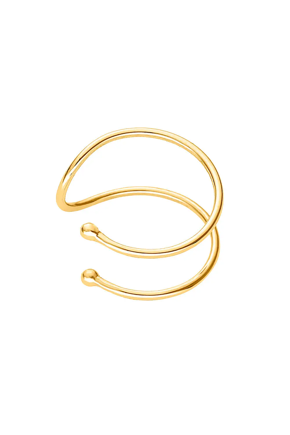 Cuffs Lip Cuff, yellow gold available online with fast delivery