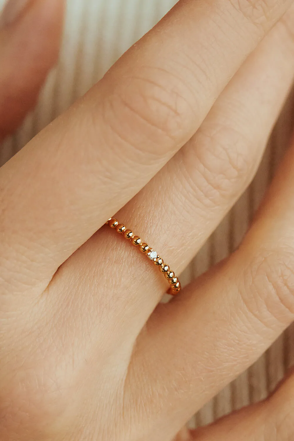 Rings Mini Diamond Ring, yellow gold available online with expert craftsmanship