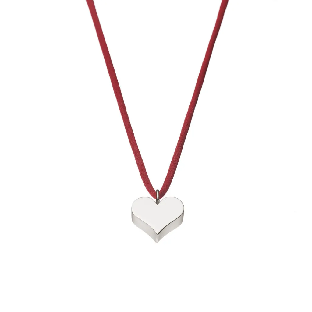 Bold Puffed Heart Pendant