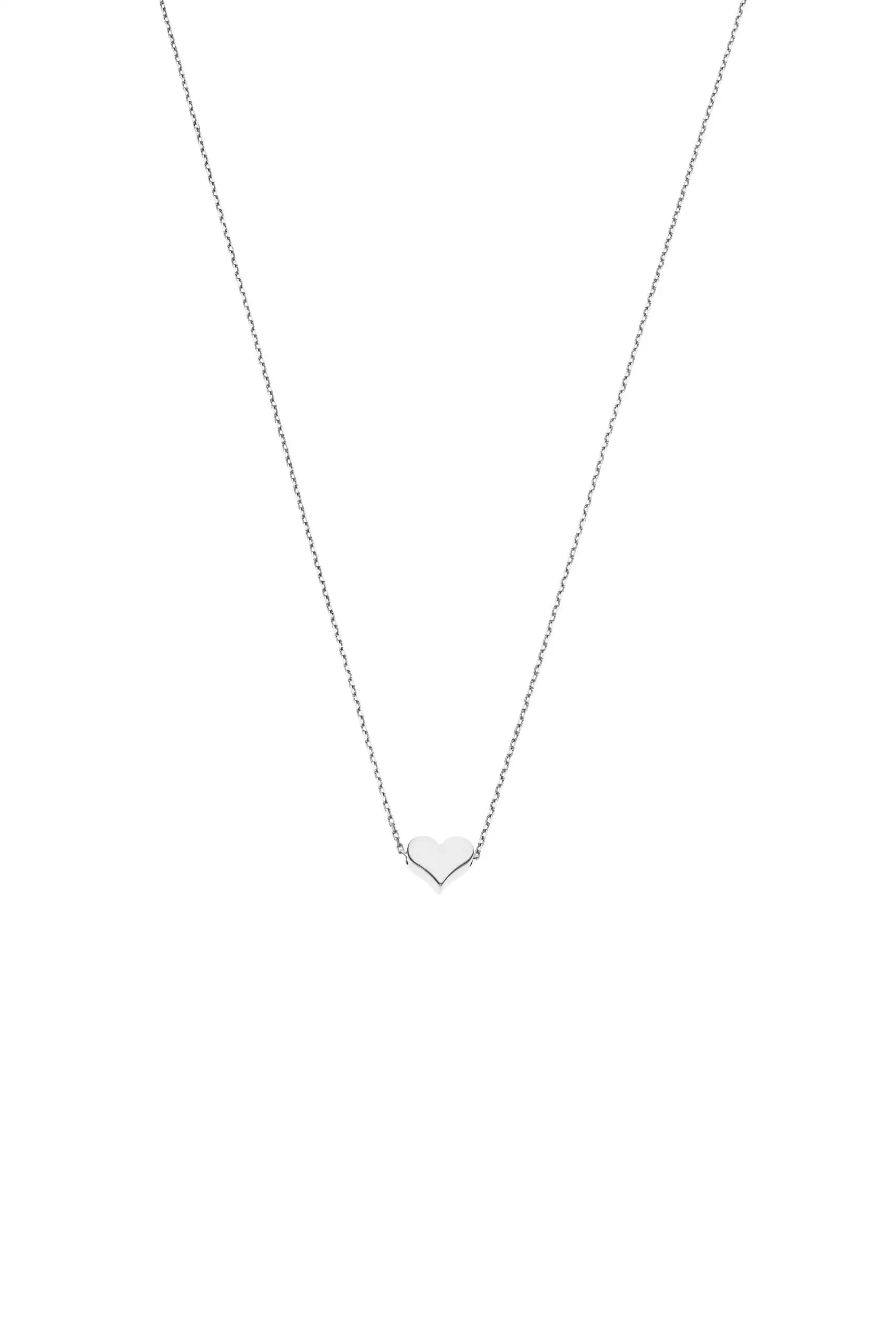 Necklaces Heart Necklace, white gold with fast delivery from Guzema