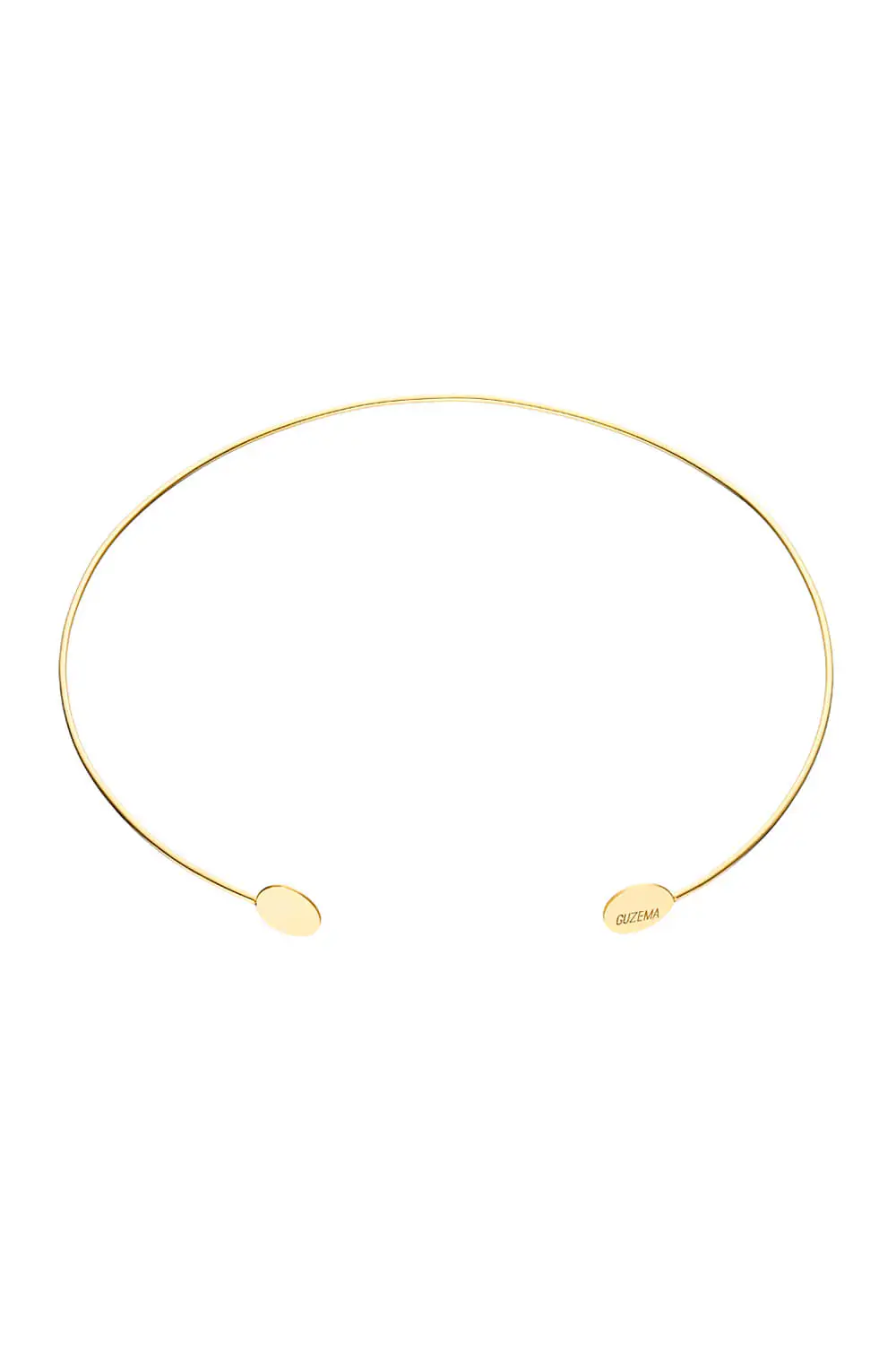 Chokers Flats choker, yellow gold with exceptional quality