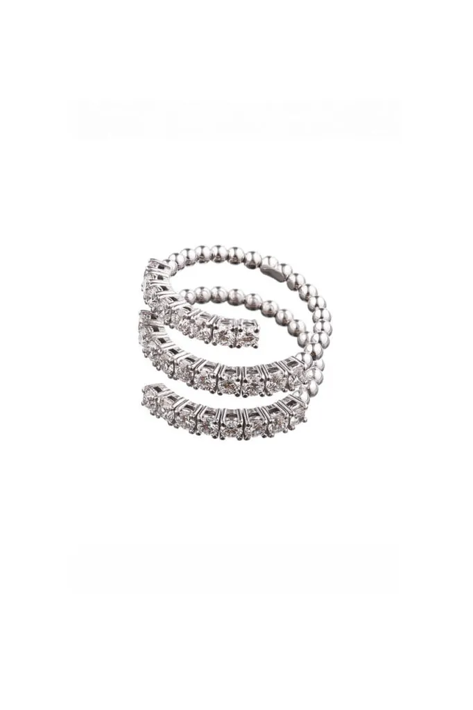 Trio Spiral Ring