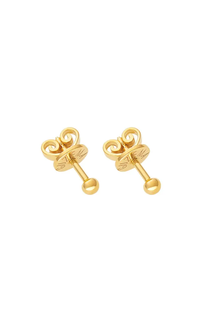 Tiny Orb Earrings