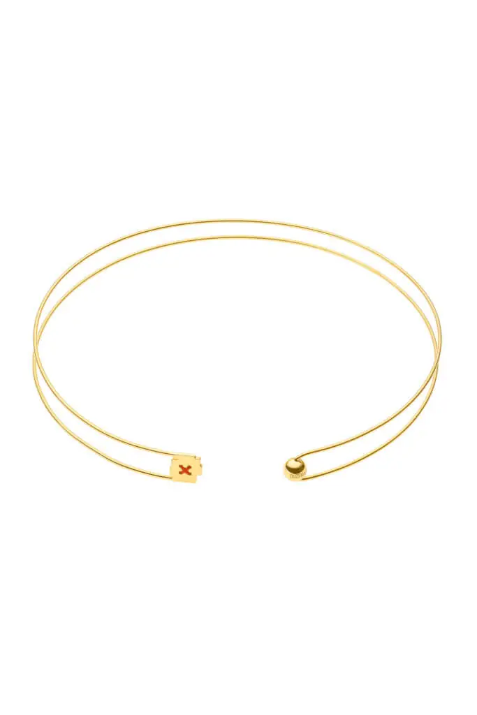 Embroidered Choker