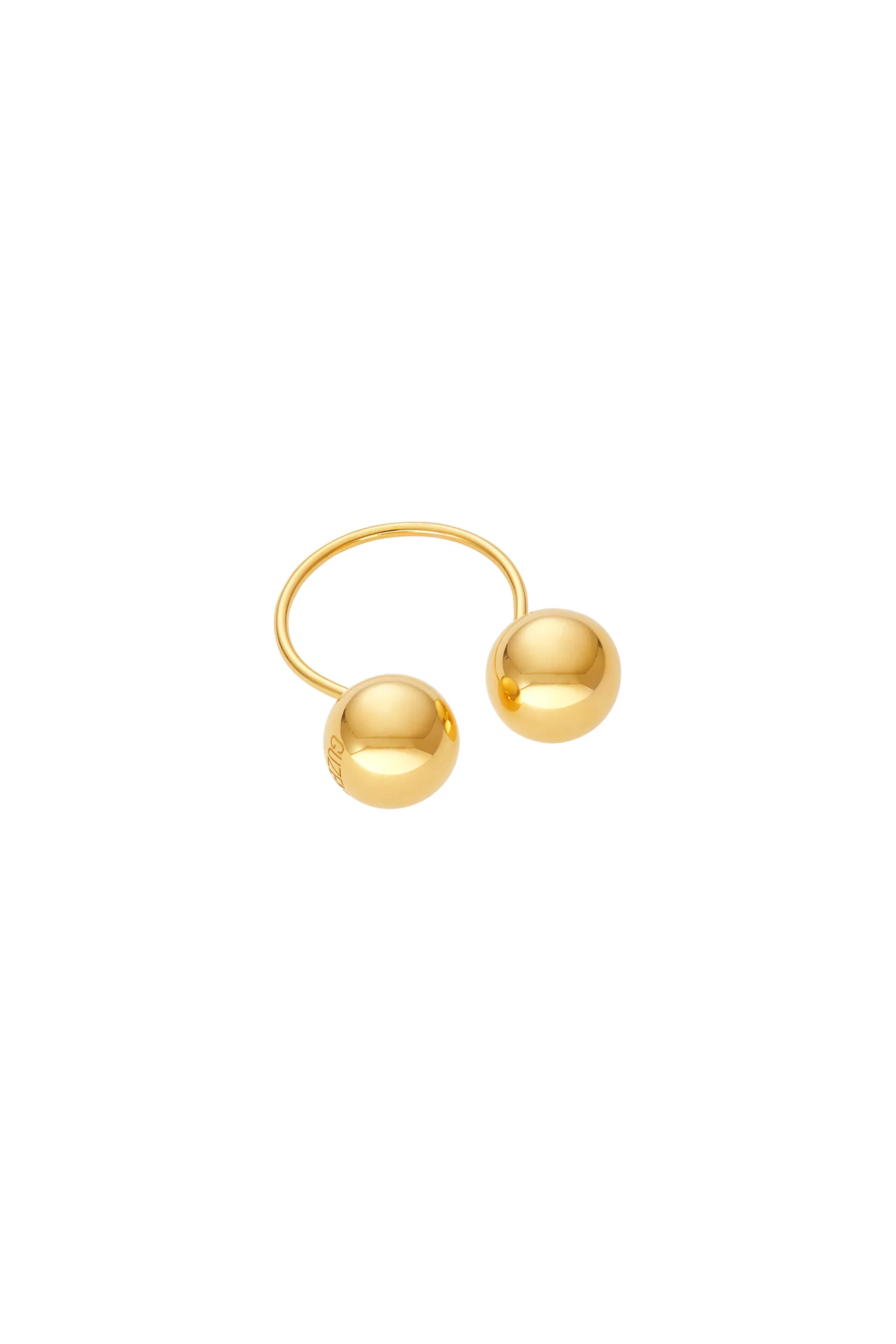 Rings Duo Orb Ring, yellow gold available online with expert craftsmanship