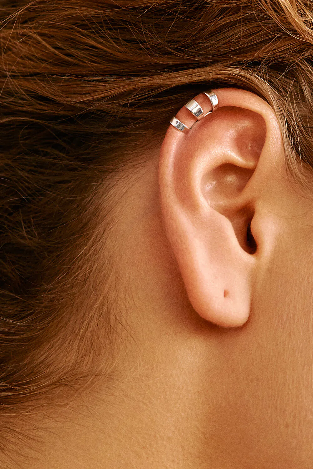 Cuffs Trio Ear Cuff, white gold with modern design and fast delivery